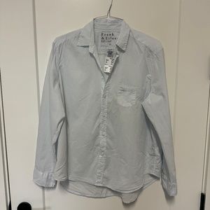 Frank & Eileen Button Down Shirt, Light Blue, Size XL